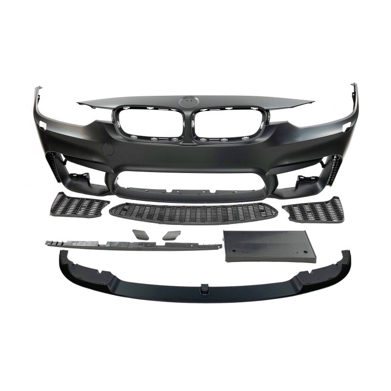 Paraurti Anteriore BMW F30-F31 Look M4 Lip Spoiler ABS