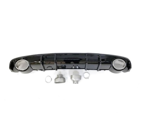 Diffusore Posteriore Audi A4 B9 2016+ Look RS4 ABS
