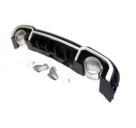 Rear Diffuser Audi A3 Sedan 2016-2019 SLine Look RS3 