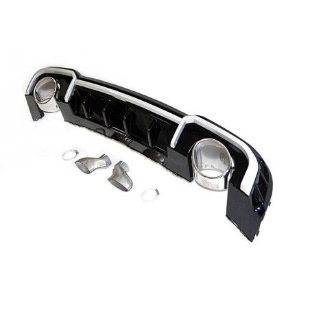 Rear Diffuser Audi A3 Sedan 2016-2019 SLine Look RS3 