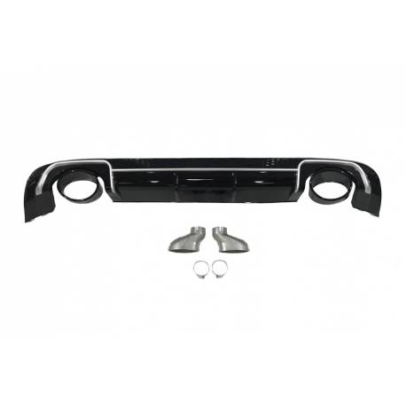 Rear Diffuser Audi A3 V8 4 doors 2013-2015 Look RS3 ABS