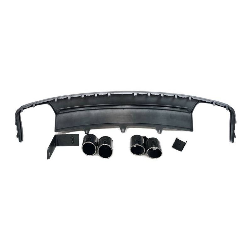 Rear diffuser AUDI A4 B8 LIMOUSINE / AVANT 2012-2015 ABS