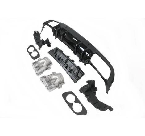 Difusor Trasero Mercedes W205 Coupe 2019+ Look E53 ABS