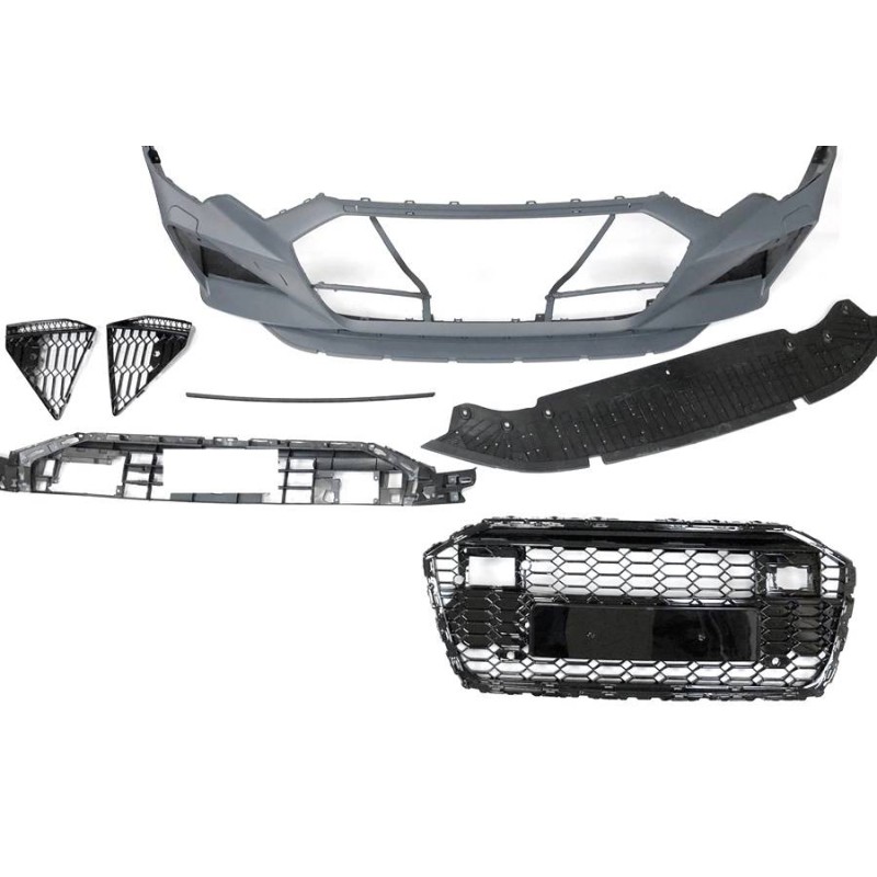 Front Bumper Audi A6 C8 2020+ Look RS6