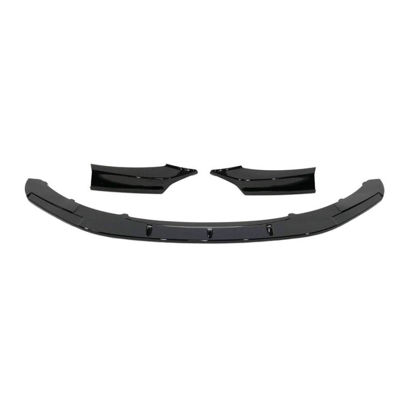 Spoiler Delantero BMW F20 / F21 12-14 Look M Performance Negro Brillo