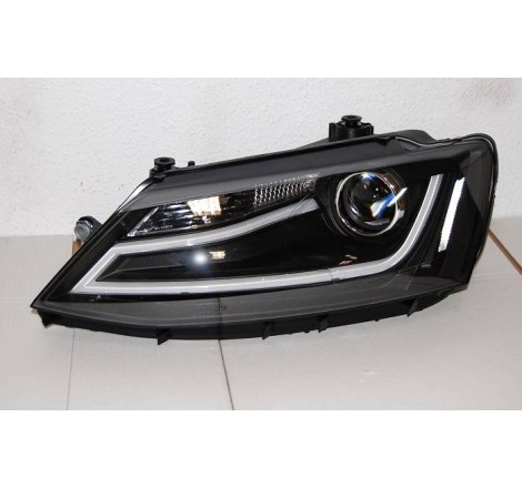 Faros Delanteros Volkswagen Jetta 11 Luz Dia Black