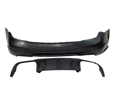 Paraurti Posteriore Mercedes W204 2/4 Porte Look AMG 11-13