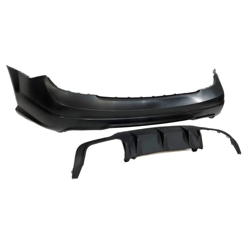 Paragolpes Trasero Mercedes W204 2/4 Puertas Look AMG 11-13