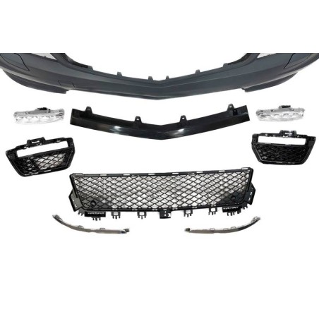 Front Bumper Mercedes W204 Coupe / 4 Doors 2007-2013  look AMG C63 Park Sensor
