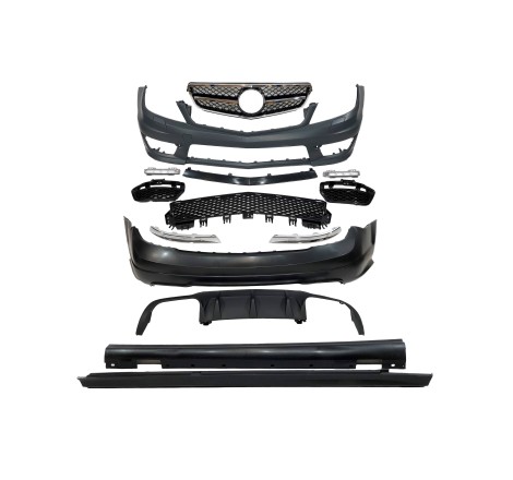 KIT DE CARROSSERIE MERCEDES W204 4P 2007-2013 LOOK AMG