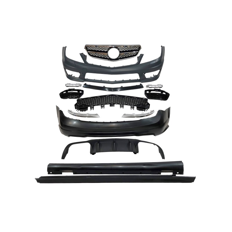 KIT ESTETICI MERCEDES W204 4P 2007-2013 LOOK AMG