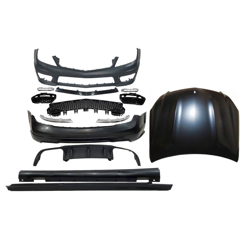 KIT ESTETICI MERCEDES W204 2007-2013 look AMG