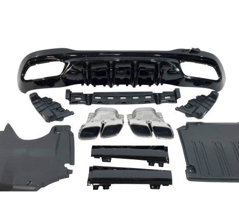 Difusor Trasero Mercedes W206 Sedan / SW Look C63