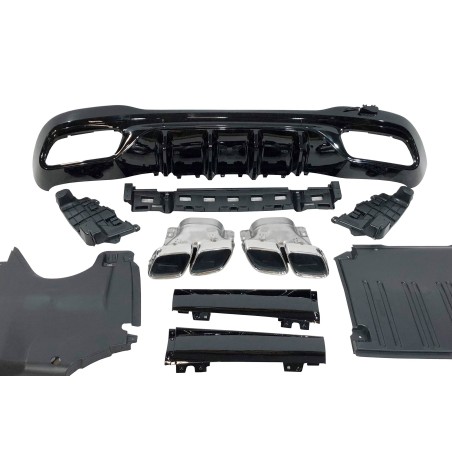 Difusor Trasero Mercedes W206 Sedan / SW Look C63