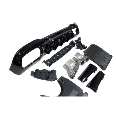 Difusor Trasero Mercedes W206 Sedan / SW Look C63