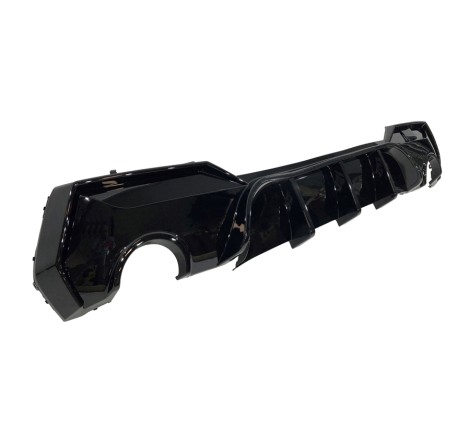 Difusor Trasero BMW G22 / G23 Look M Performance Brillante Negro