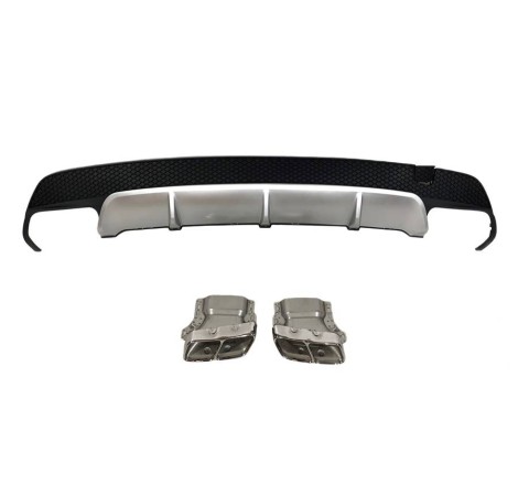 Rear Diffuser Mercedes CLA W117 2013-2018 4D/SW Look A45 ABS