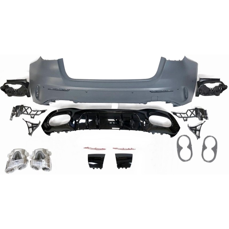 Kit De Carrosserie Mercedes W177 look A45 S Grill GT Black