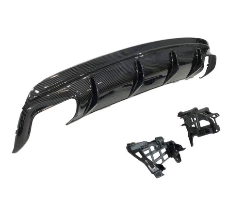 Diffusore Posteriore Mercedes CLA W117 16-18 4P/SW Look A45 Carbonio
