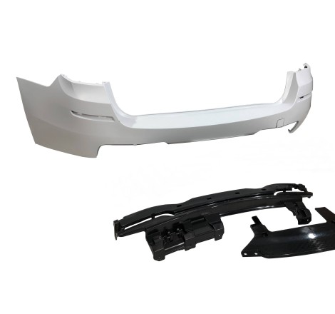 Paraurti Posteriore BMW F11 10-16  Look M Performance Doppia Uscita