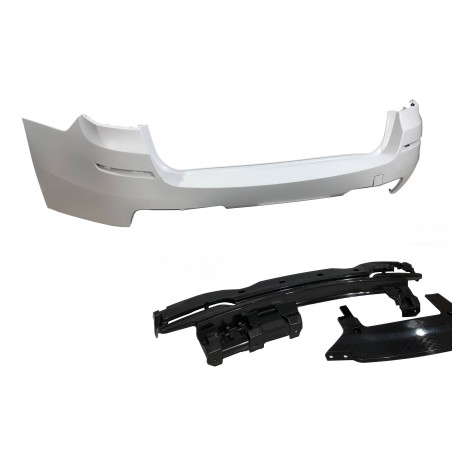 Pare-Choc Arrière BMW F11 10-16 Look M Performance Double Sortie