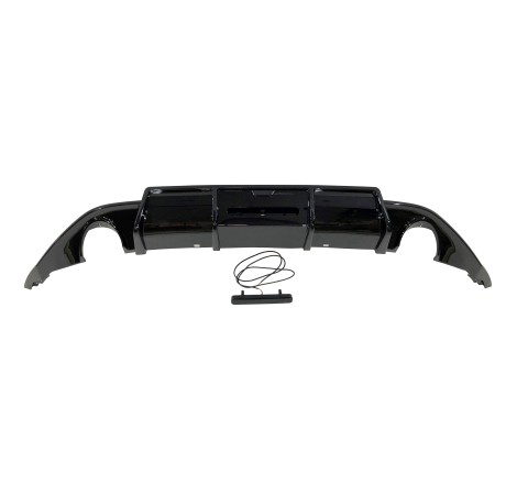 Diffusore Posteriore Volkswagen Golf 7 look TCR Nero lucido