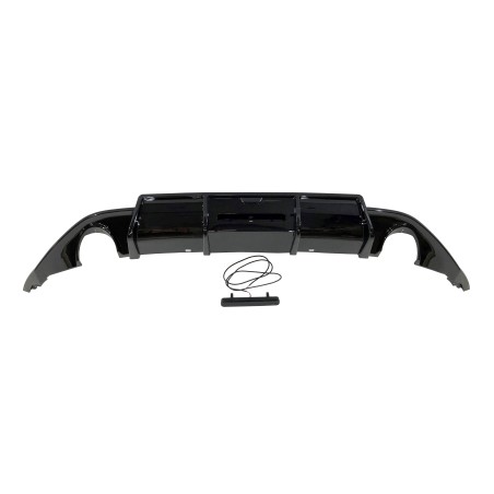 Rear Diffuser Volkswagen Golf 7 look TCR Glossy Black