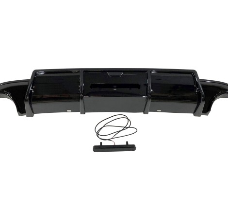 Rear Diffuser Volkswagen Golf 7 look TCR Glossy Black