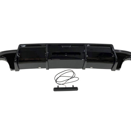Rear Diffuser Volkswagen Golf 7 look TCR Glossy Black
