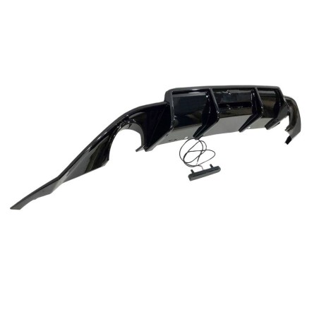 Rear Diffuser Volkswagen Golf 7 look TCR Glossy Black