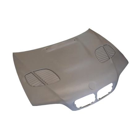 Fibreglass Bonnet BMW E46 Look M3 1998 GTR Type