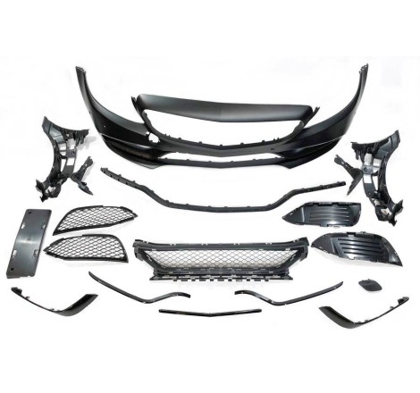 Paraurti Anteriore Mercedes W205 2014-2018 Coupe / 4P / SW look AMG C63 Spoiler anteriore