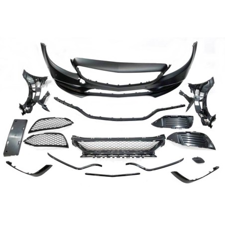 Paraurti Anteriore Mercedes W205 2014-2018 Coupe / 4P / SW look AMG C63 Spoiler anteriore