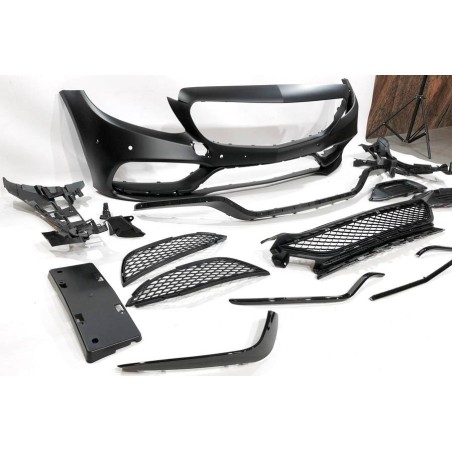Paraurti Anteriore Mercedes W205 2014-2018 Coupe / 4P / SW look AMG C63 Spoiler anteriore