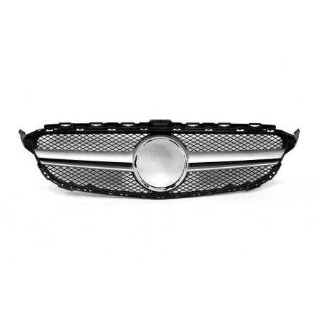 Paraurti Anteriore Mercedes W205 2014-2018 Coupe / 4P / SW look AMG C63 Spoiler anteriore