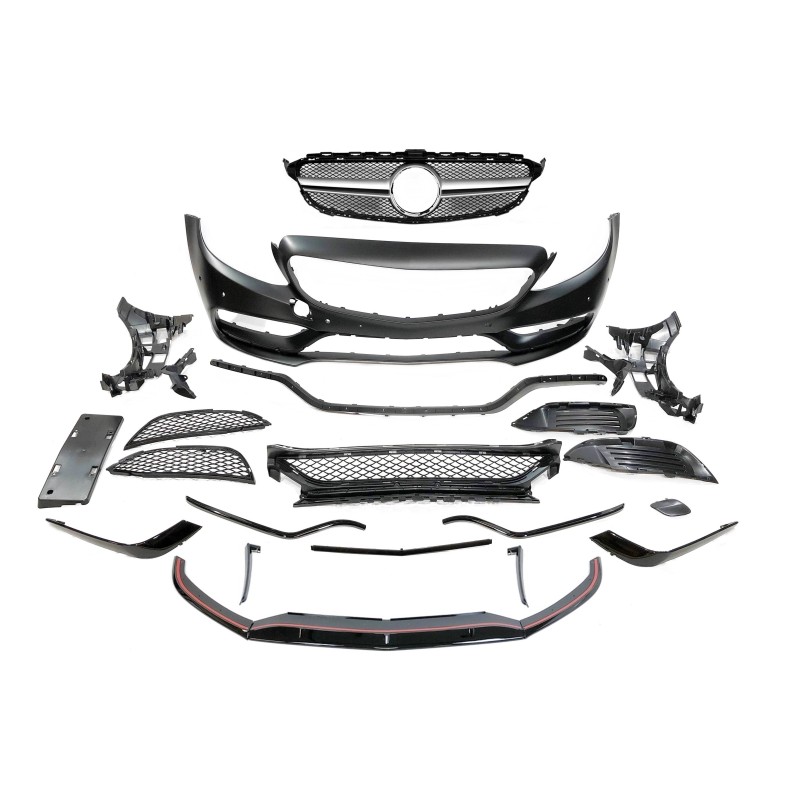 Kit De Carrosserie Mercedes W205 2014-2018 Coupe AMG Look C63