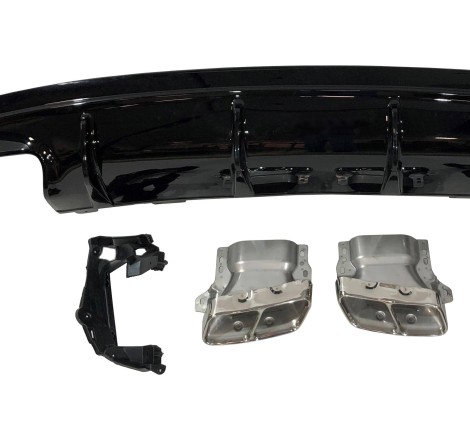 Diffusore Posteriore Mercedes CLA W117 2013-2015 4D/SW Style Facelift look A45