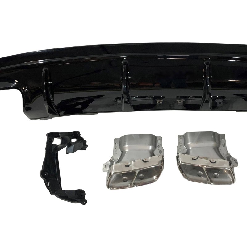 Rear Diffuser Mercedes CLA W117 2013-2015 4D/SW Style Facelift look A45