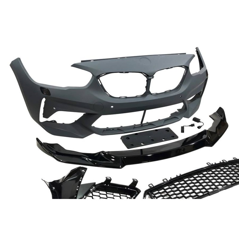 Front Bumper BMW F20 /F21 LCI 15-19 look M2C Front spoiler