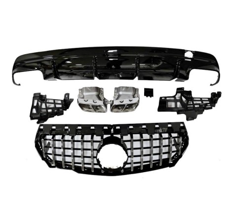 Kit De Carrosserie Mercedes CLA W117 2016-2018 4D/SW Style Facelift look A45