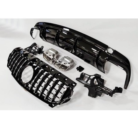 Kit Estetici Mercedes CLA W117 2016-2018 4D/SW Style Facelift look A45