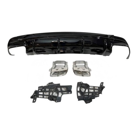 Rear Diffuser Mercedes CLA W117 2016-2018 4D/SW Style Facelift look A45