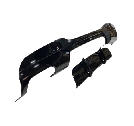 Difusor Trasero BMW E90 / E91 look M Performance Negro Brillo