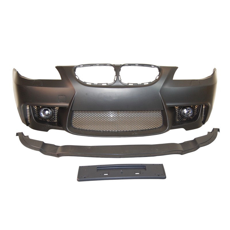 FRONT BUMPER BMW E60 04-09, M1 TYPE FOG LAMPS