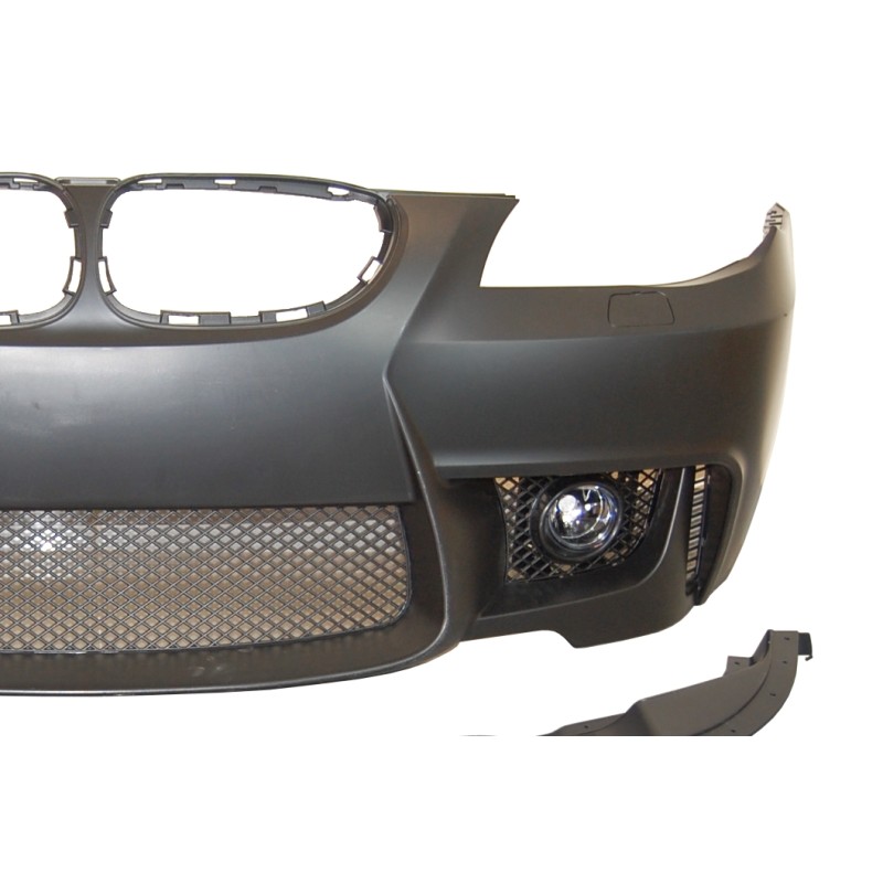 FRONT BUMPER BMW E60 04-09, M1 TYPE FOG LAMPS