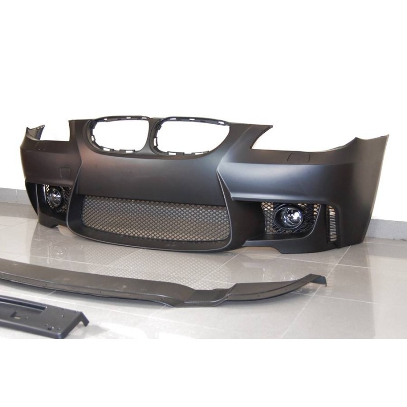 FRONT BUMPER BMW E60 04-09, M1 TYPE FOG LAMPS