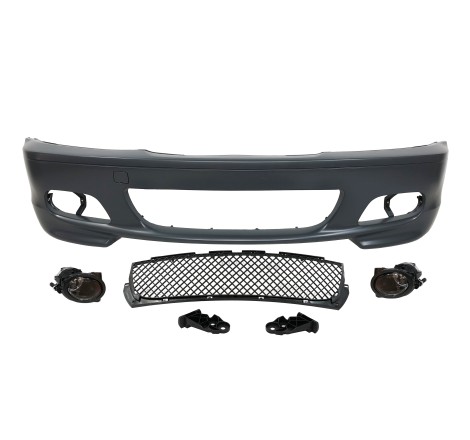 Front Bumper BMW E46 4 DOORS 2002, M Type