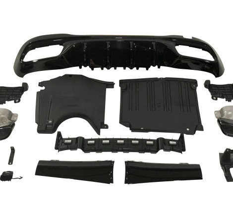Difusor Trasero Mercedes W206 Sedan / SW Look C63