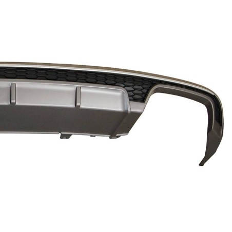 Rear Diffuser Audi A6 2016+ C7 Look S6 ABS
