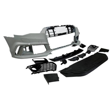 Paraurti Anteriore Audi A6 2015-2018 C7 Look RS6 Carbonio